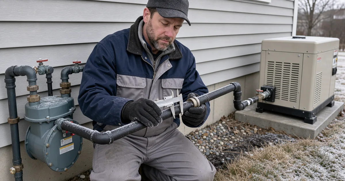 Why a Small Gas Line Can Hold a Generator Back