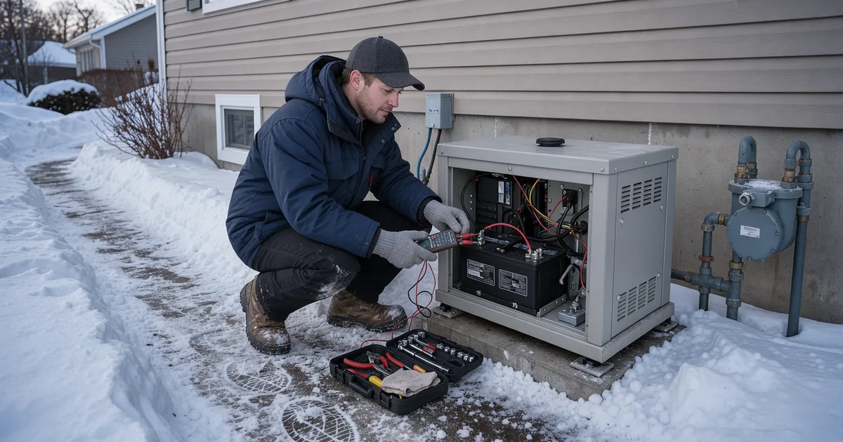 Get the Generator Serviced Before Winter