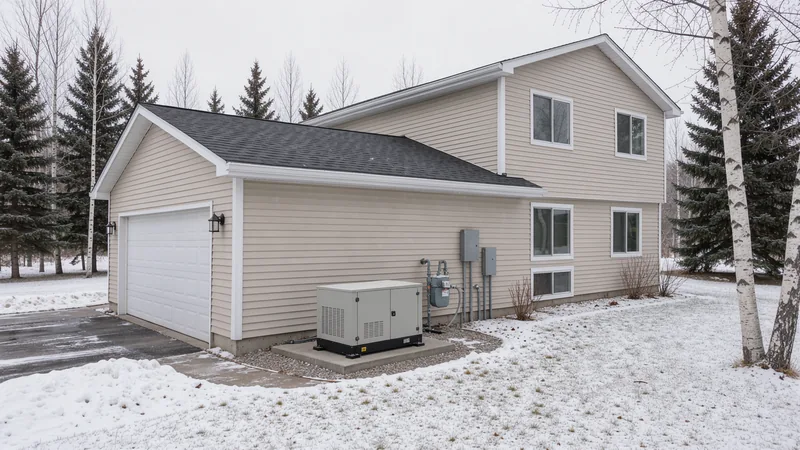 Automatic transfer switch installation in Hermantown, MN